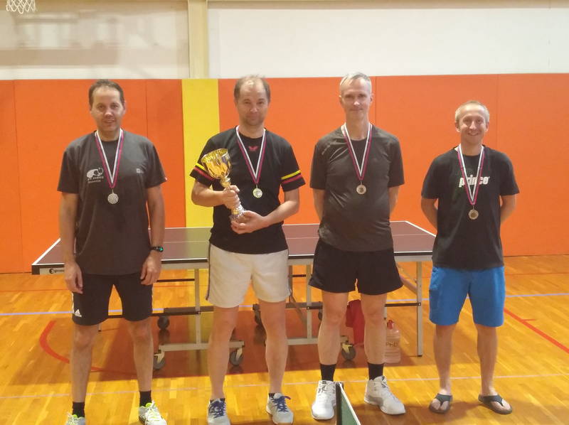 V prvi ligi je tekmovalo 12 igralcev. Vrstni red najboljših je: 1. Marko Osolnik, 2. Tomaž Zelič, 3. Marko Nemanič, 4. Mitja Mali.