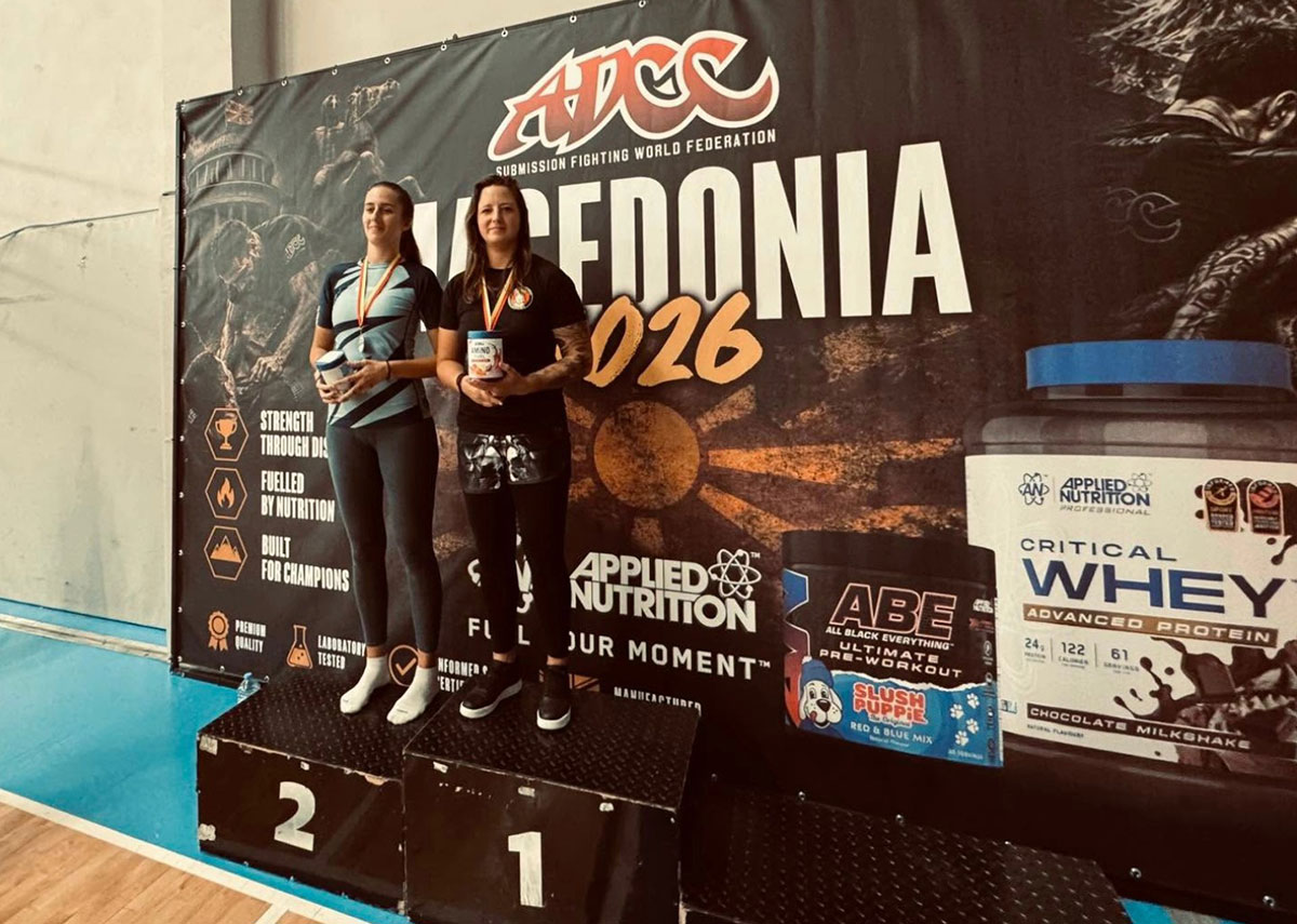 Zlata medalja za Vanjo Kren iz BJJ Kamnik na mednarodnem tekmovanju ADCC Macedonia Open 2026