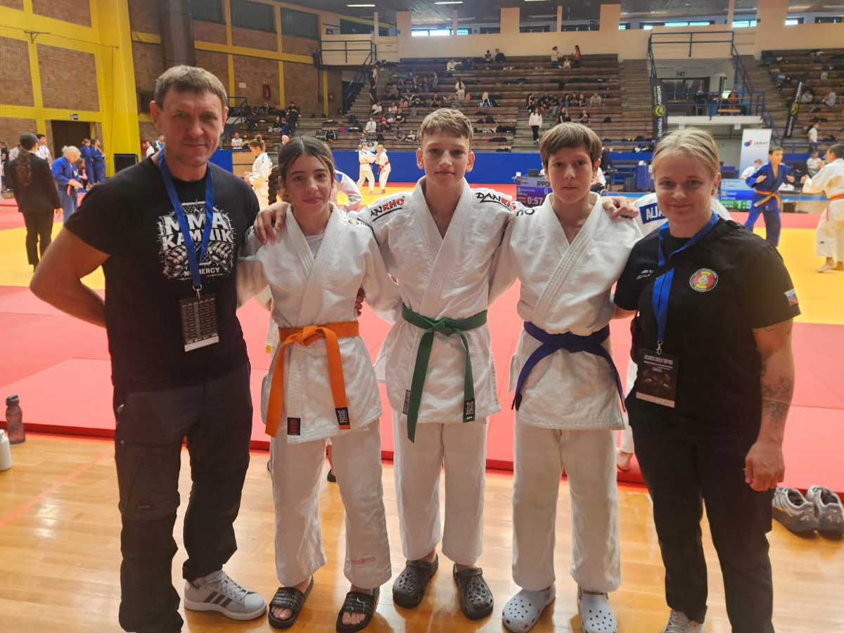 Tri medalje za kamniške judoiste na Black Belt Openu v Zagrebu